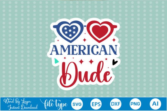 American Dude Sticker SVG: A Designer's Review for Embroidery