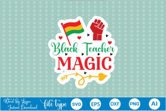 Black Teacher Magic Sticker SVG: A Designer's Real-World Review