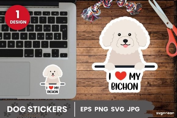 Bochon Sticker SVG: A Designer's Take on Print-and-Stitch Projects