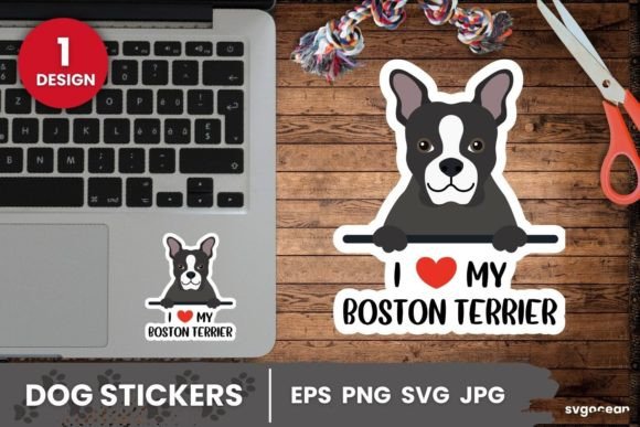 Boston Terrier Sticker SVG: A Designer's Review
