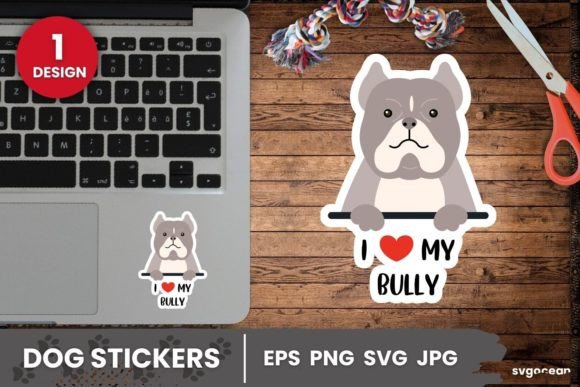 Bully Sticker SVG: A Designer's Take on Bold Graphics