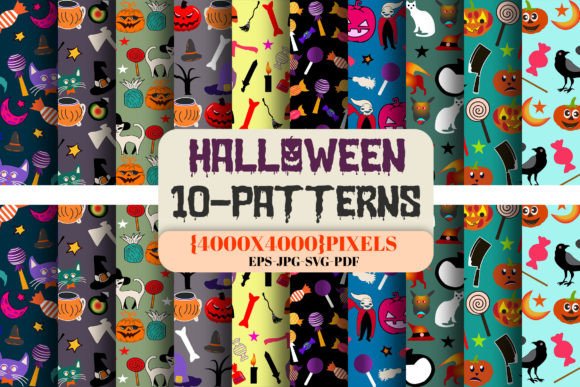 Halloween Pattern Digital Paper Bundle Review