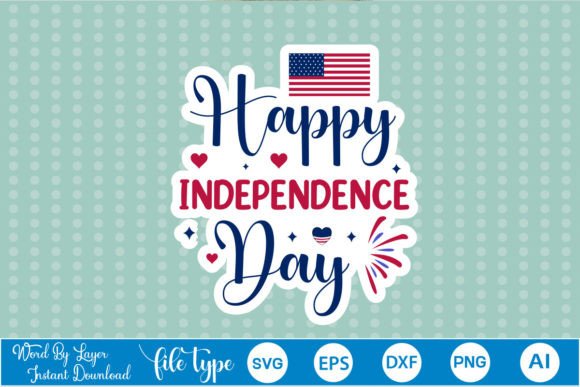 Review: Happy Independence Day Sticker SVG for Embroidery